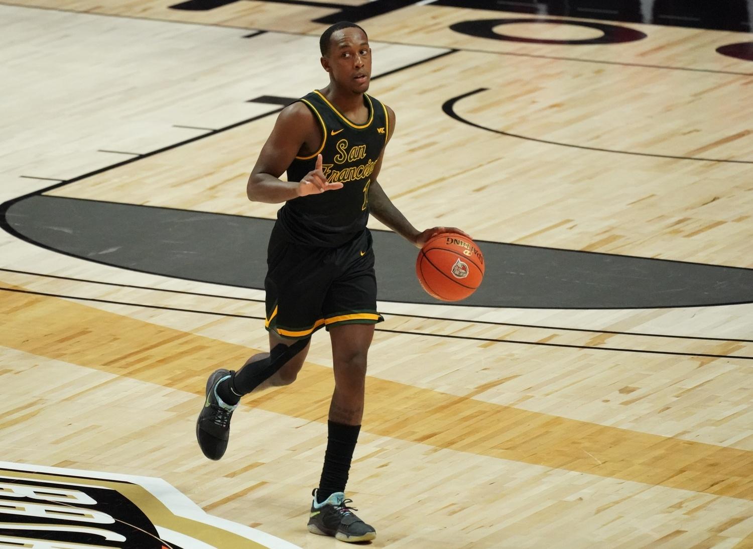 San Francisco Dons guard Jamaree Bouyea