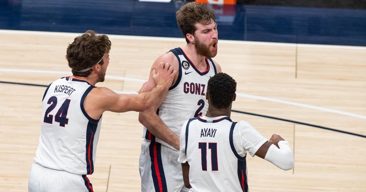 Gonzaga's Drew Timme is averaging 23.3 points through three games.
