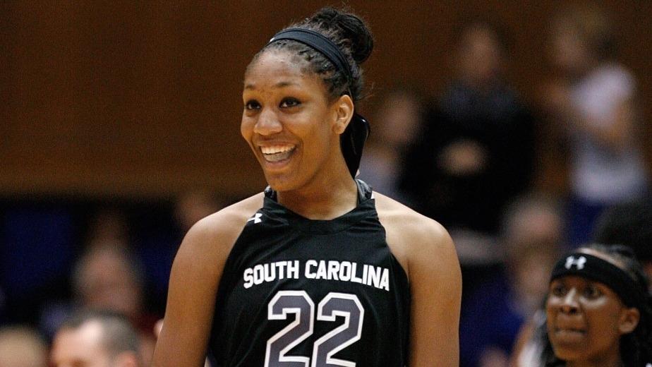 Former South Carolina great A'ja Wilson.