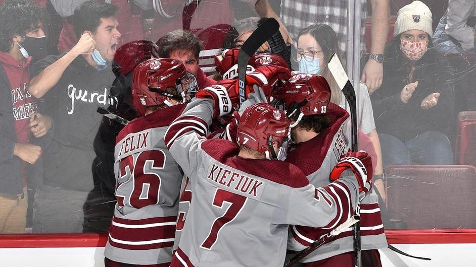 UMass swept AIC this past weekend. 