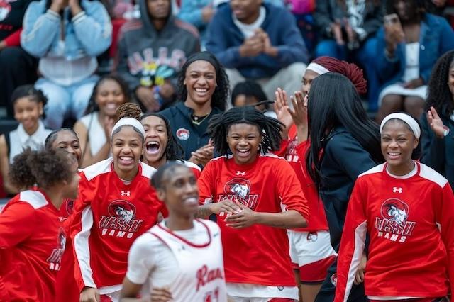 Winston-Salem State is all smiles after winning the CIAA women's basketball tournament. 