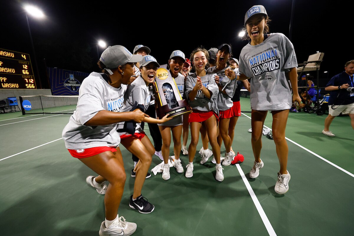 WashU wins the 2025 NCAA DIII women's tennis championships
