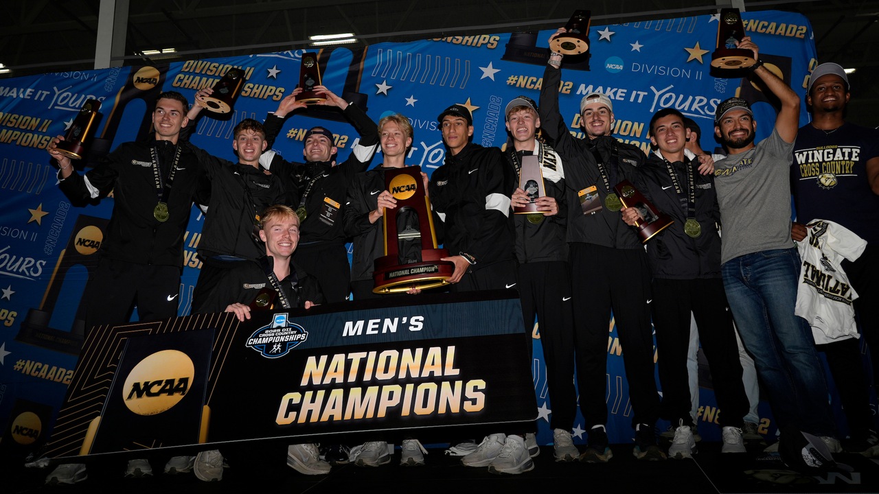 Wingate wins the 2025 DII men's cross country championship